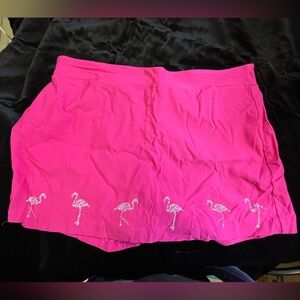 Pink Skort with Flamingo 🦩 Accents
